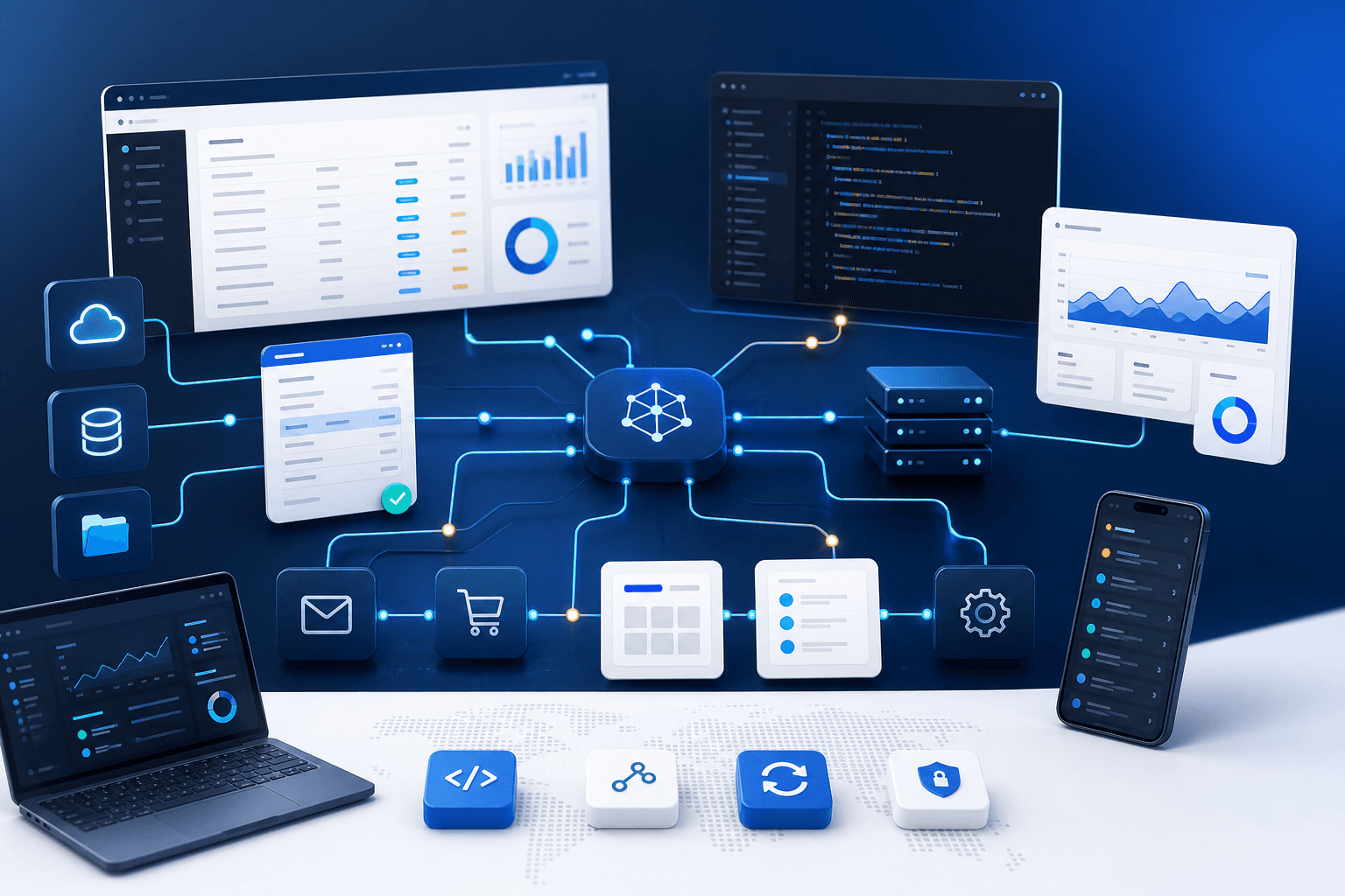 CRM, aplicaciones web y punto de venta